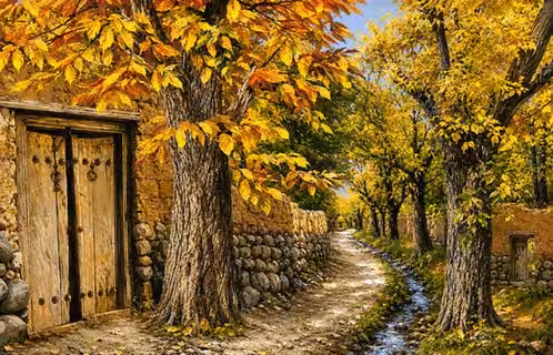 کوچه باغ روستا ۲ - سایز بزرگ