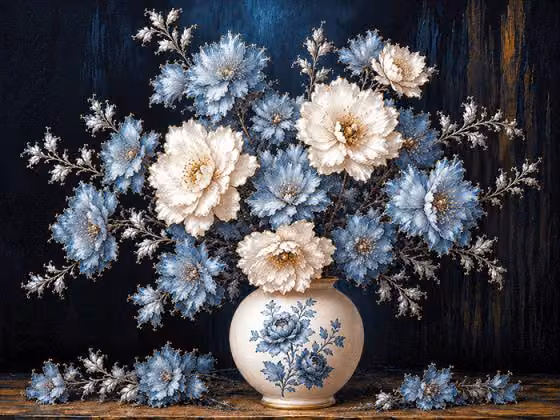 رویای آبی بهار - سایز بزرگ