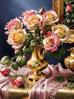 گل و گلدان اشرافی